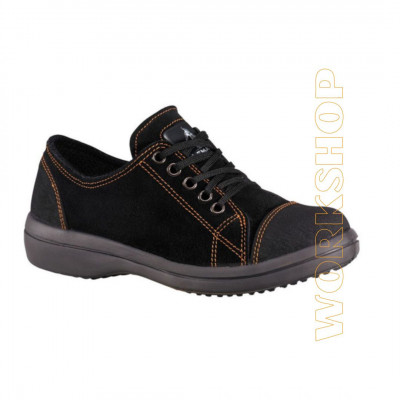 VITAMINE chaussure de sécurité basse en cuir velours noir S3 SRC LEMAITRE