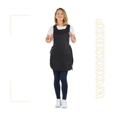 Chasuble en Polyester/Coton - Noir