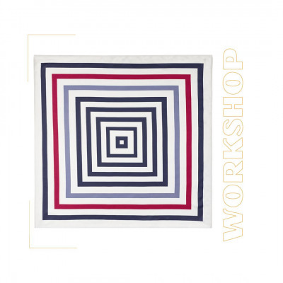 ALMA Foulard Rayé