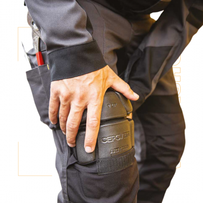 Genouillères en Polyéthylène - Accessoire de Protection CEPOVETT