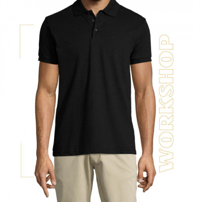 PRIME Polo Homme Manches Courtes Polycoton SOL'S